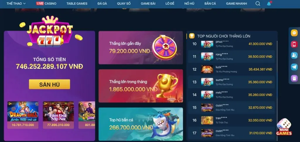 Kho game độc quyền 69win nổ hũ